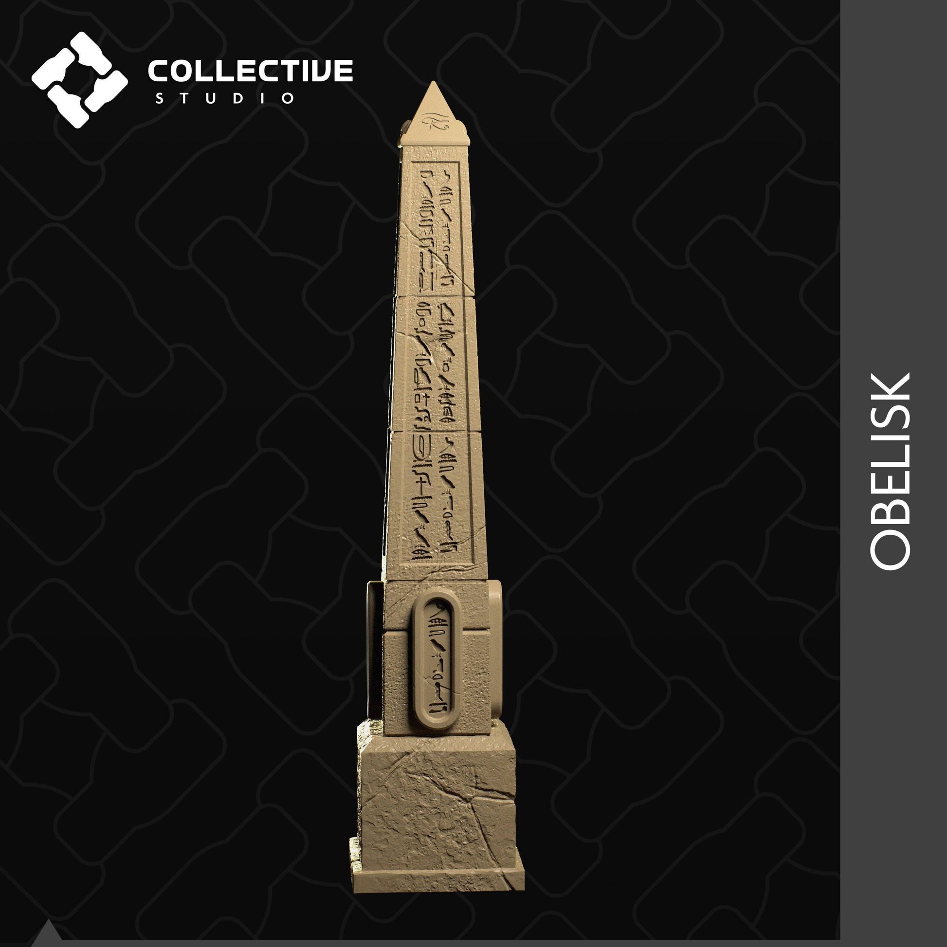 Obelisk | D&D Scatter Mini | Collective Studio - Tattles Told 3D