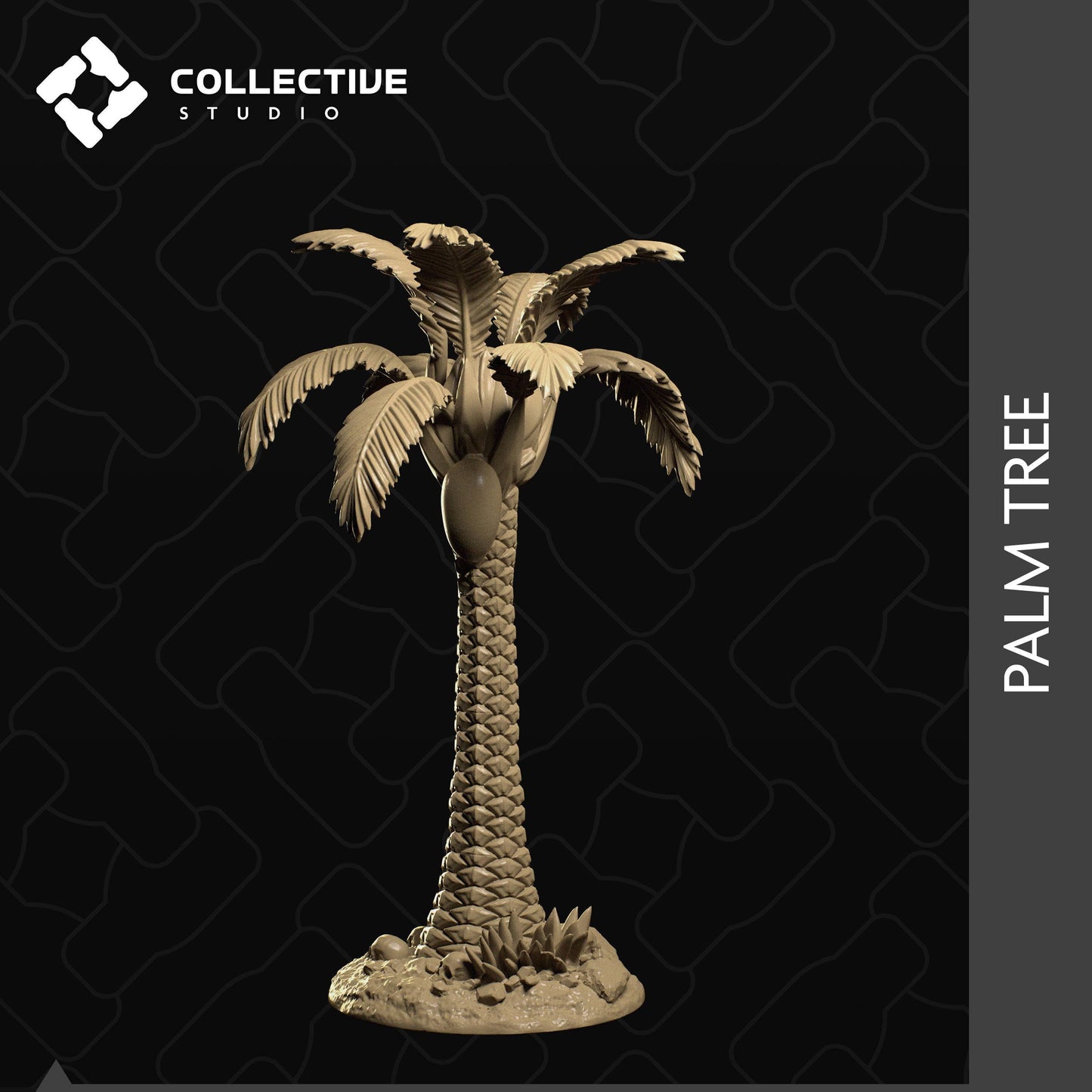 Palm Tree | D&D Scatter Mini | Collective Studio - Tattles Told 3D