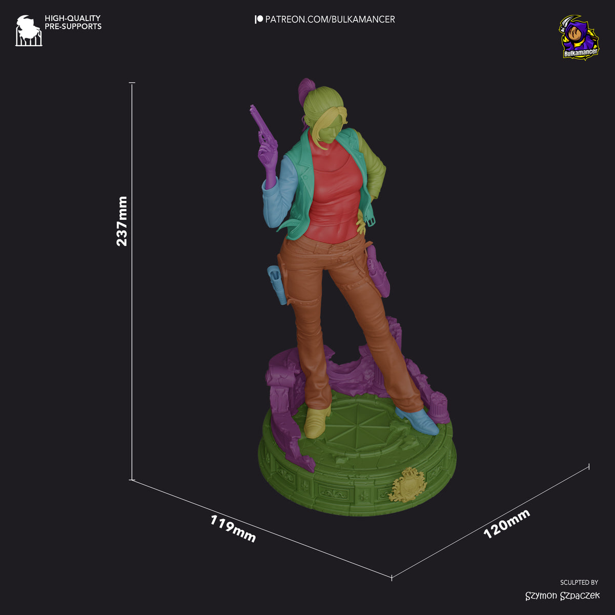 Terra Saver | Resin Garage Kit Figure | Bulkamancer Sculpts