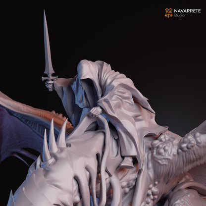 Detailed image of The Corrupted tabletop gaming miniature by Navarrete Studio, crafted by Tattles Told 3D, showing intricate sculpting and details.