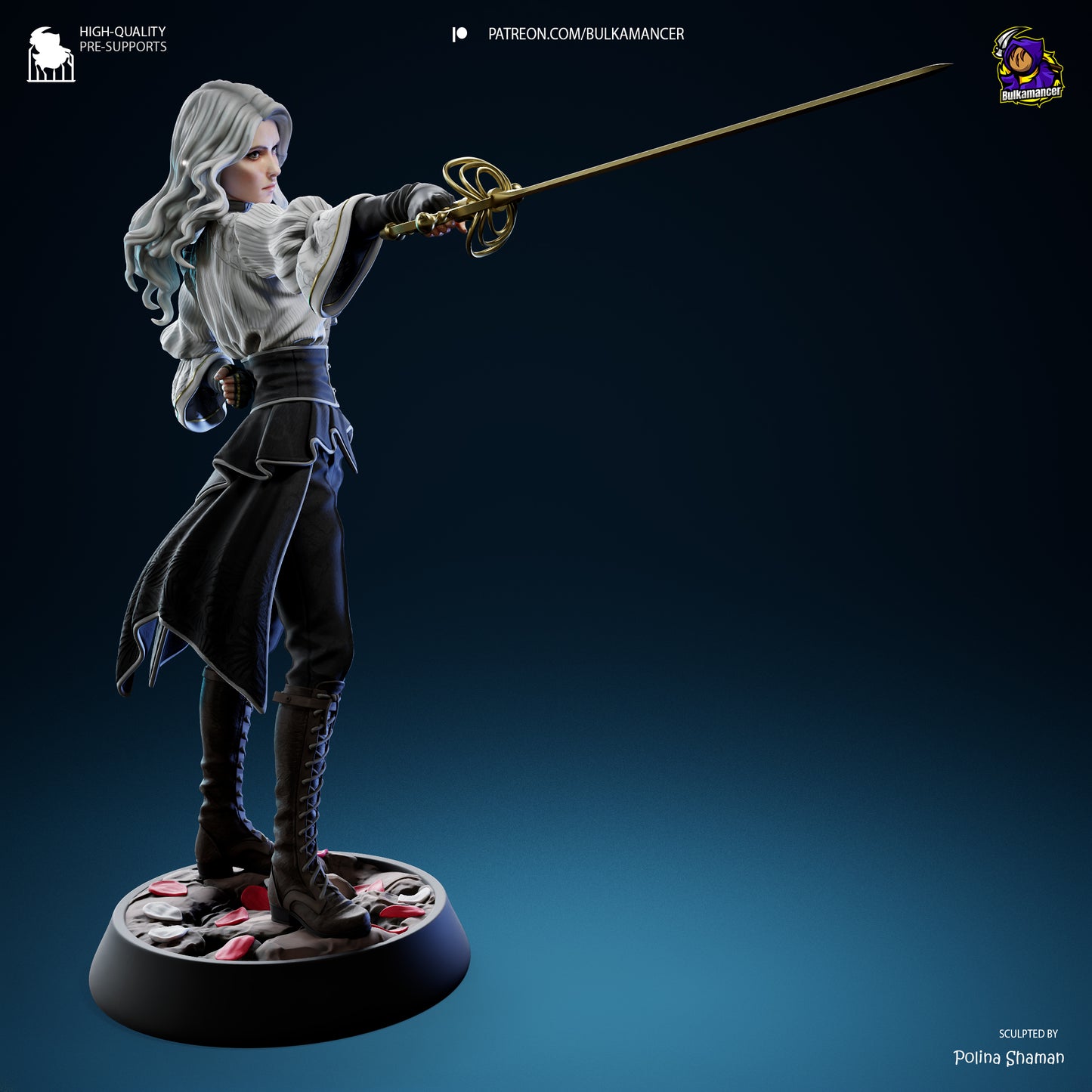 Tomorrow Comes | Resin Garage Kit Figure Game Fan Art | Bulkamancer Sculpts