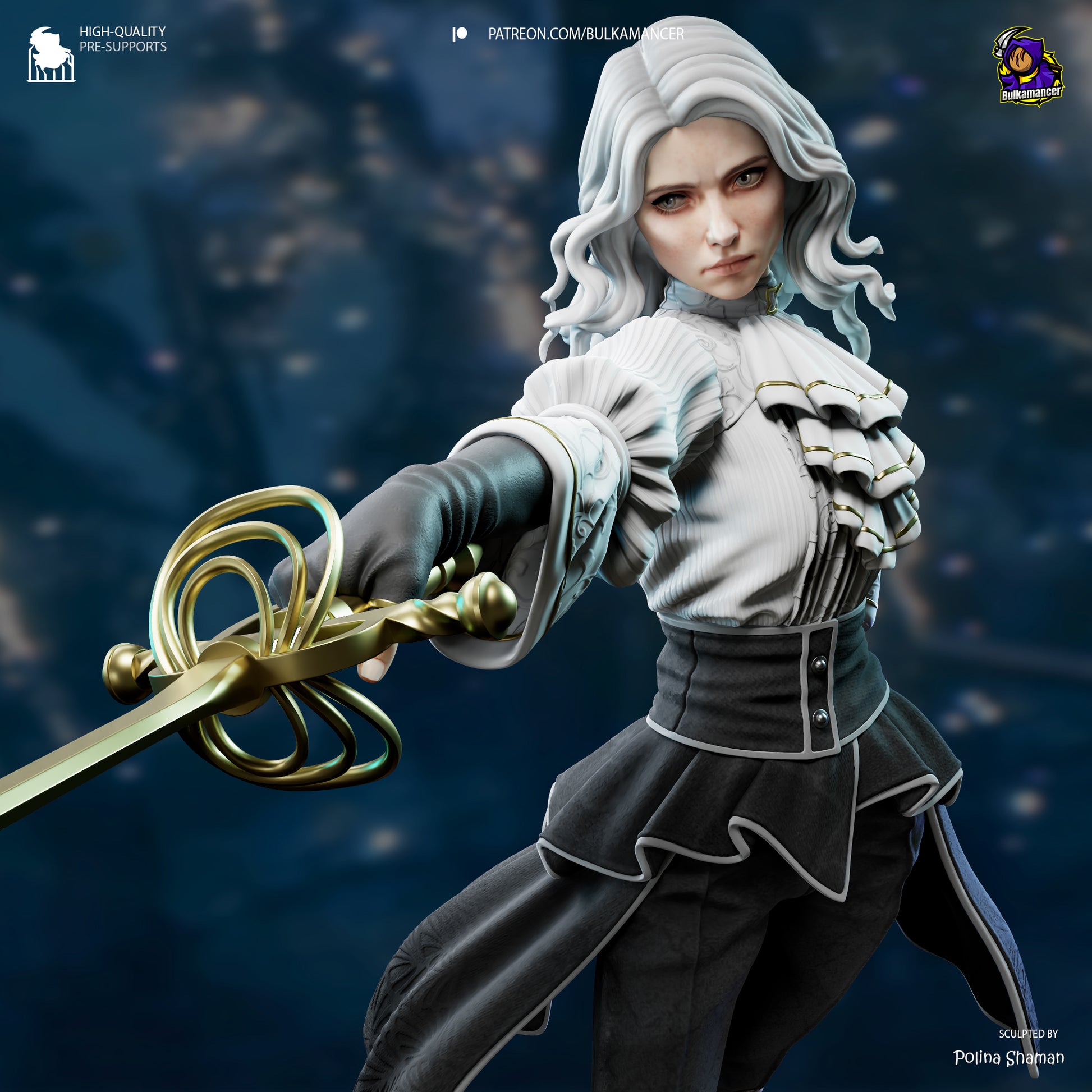 Tomorrow Comes | Resin Garage Kit Figure Game Fan Art | Bulkamancer Sculpts