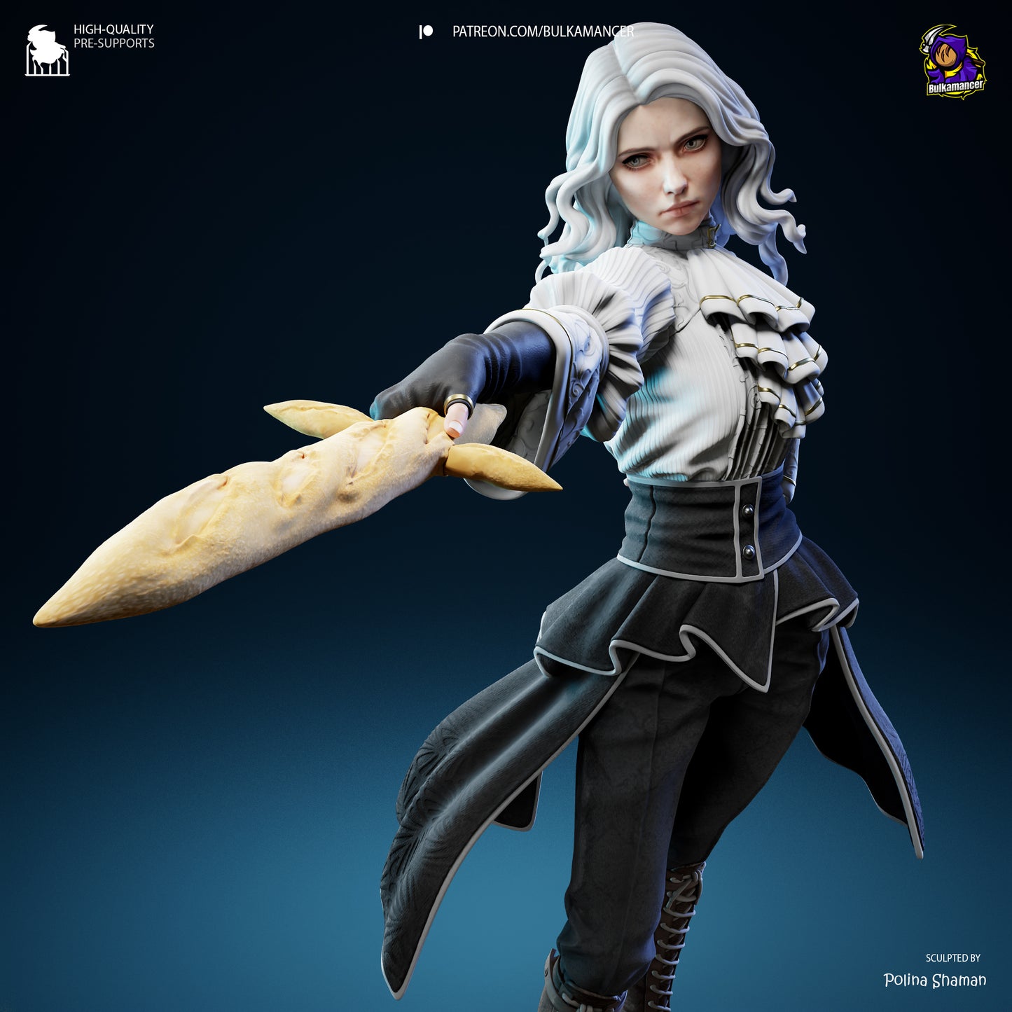 Tomorrow Comes | Resin Garage Kit Figure Game Fan Art | Bulkamancer Sculpts
