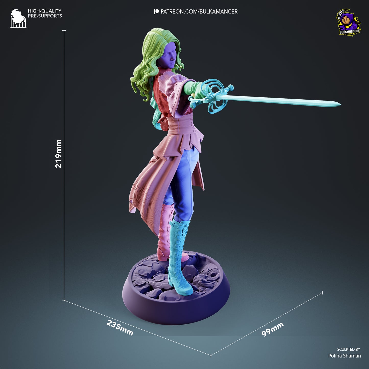 Tomorrow Comes | Resin Garage Kit Figure Game Fan Art | Bulkamancer Sculpts