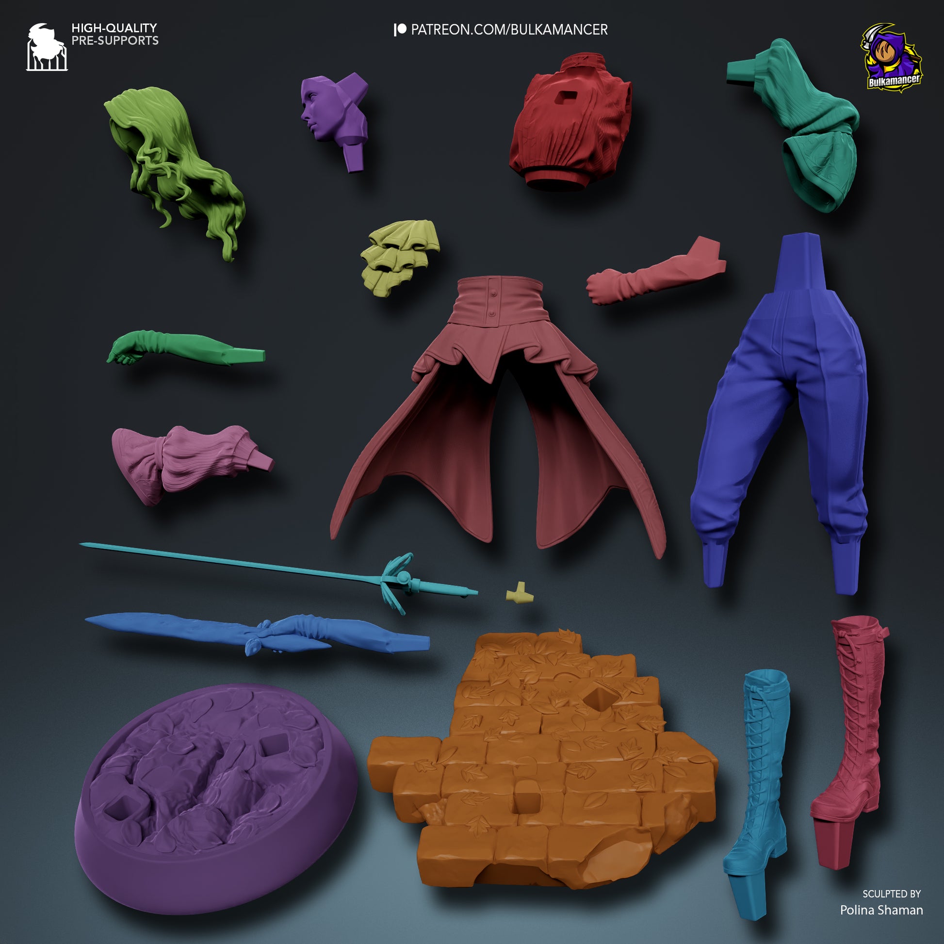 Tomorrow Comes | Resin Garage Kit Figure Game Fan Art | Bulkamancer Sculpts