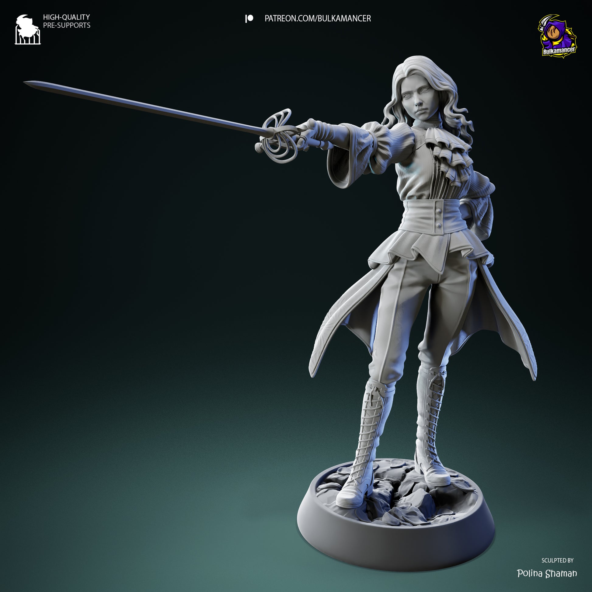 Tomorrow Comes | Resin Garage Kit Figure Game Fan Art | Bulkamancer Sculpts