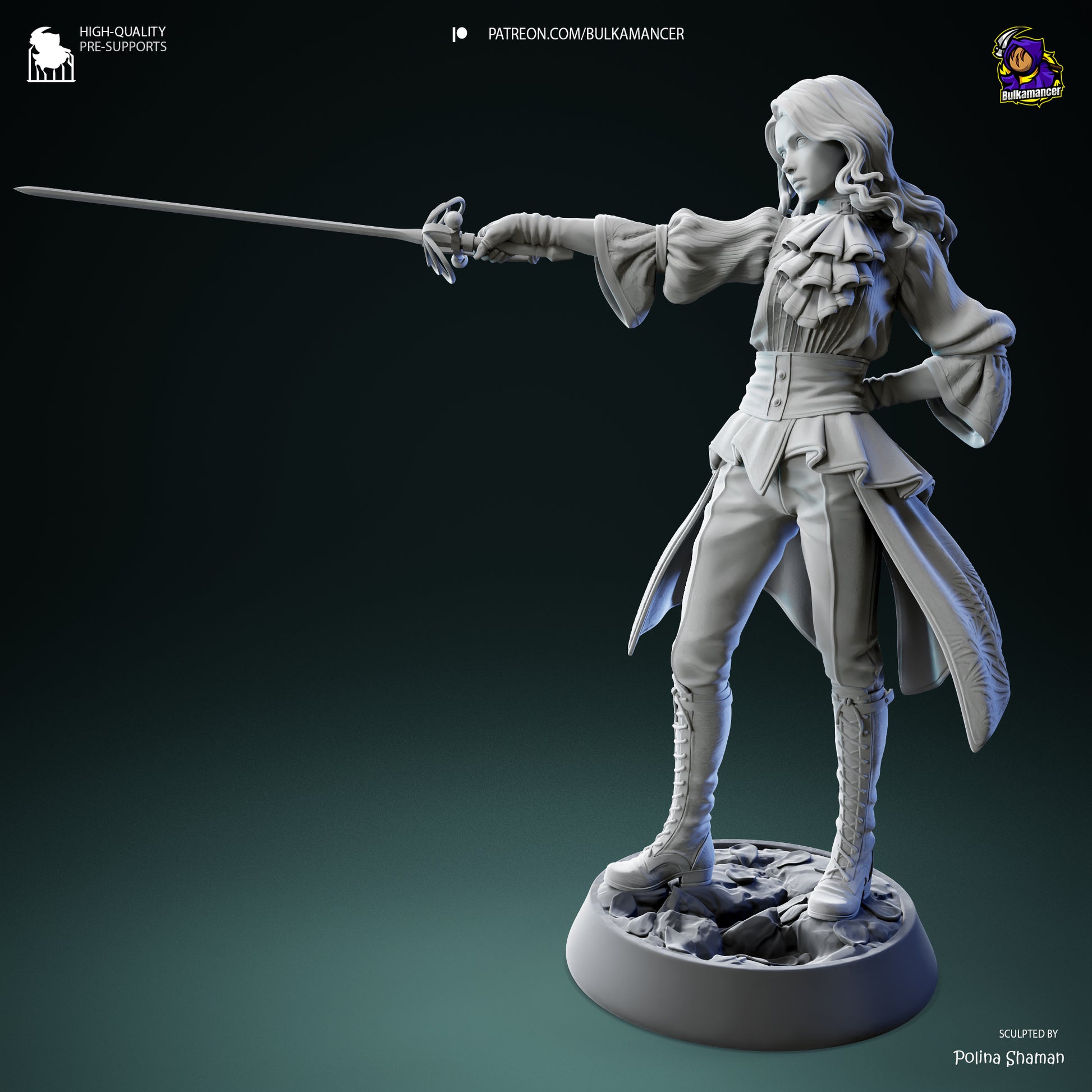Tomorrow Comes | Resin Garage Kit Figure Game Fan Art | Bulkamancer Sculpts