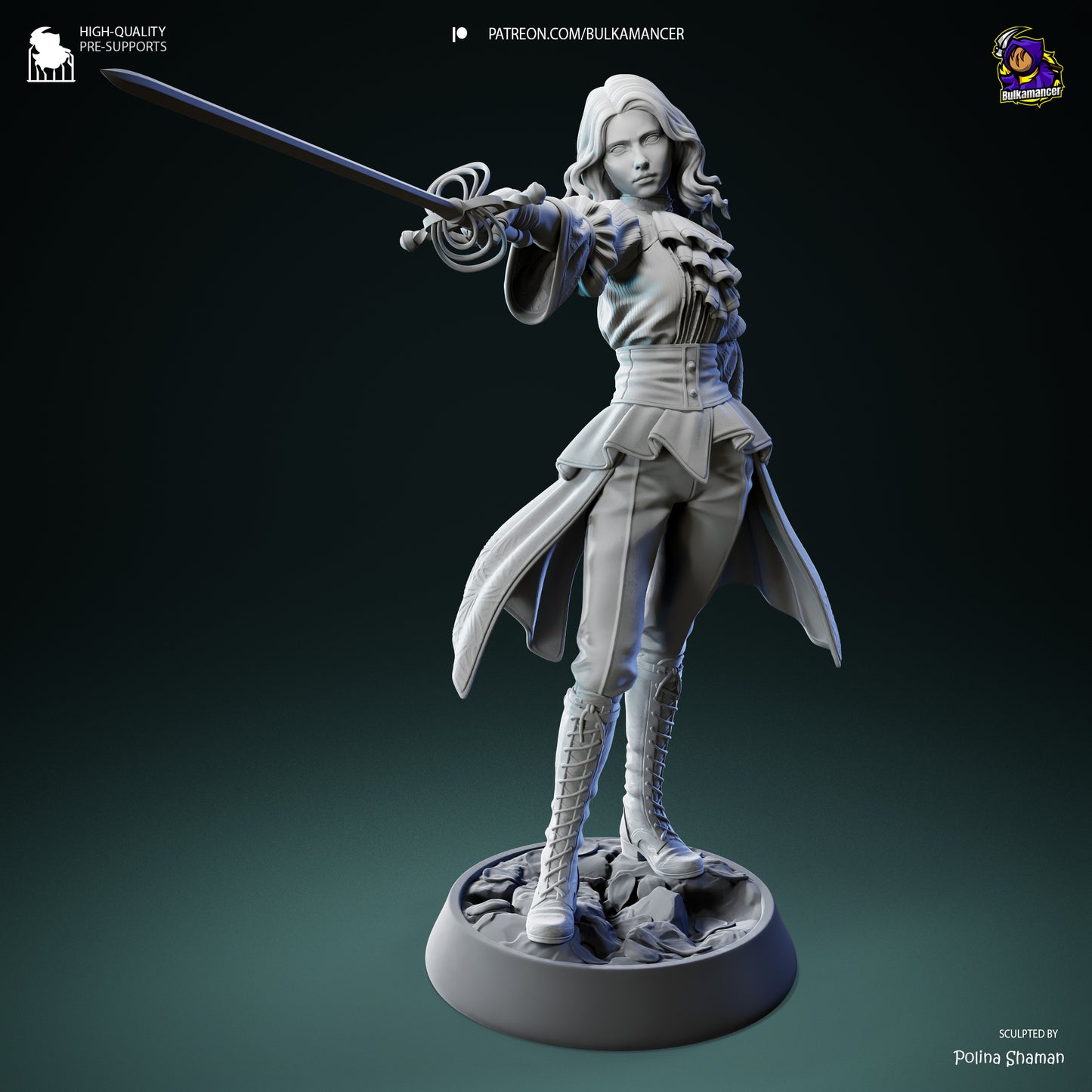 Tomorrow Comes | Resin Garage Kit Figure Game Fan Art | Bulkamancer Sculpts
