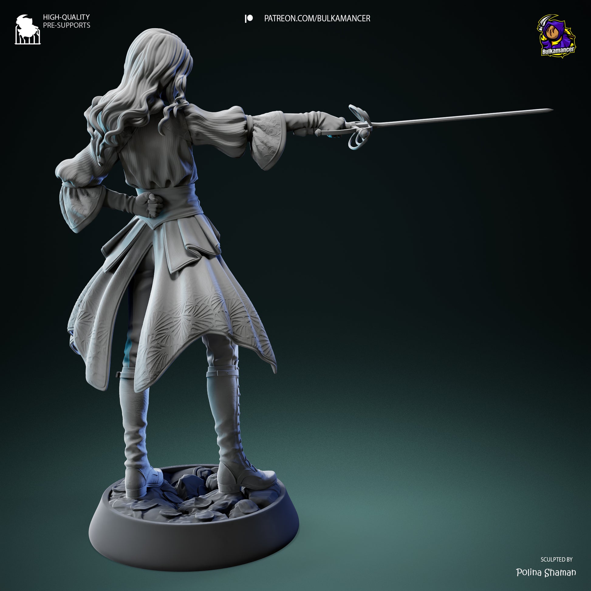 Tomorrow Comes | Resin Garage Kit Figure Game Fan Art | Bulkamancer Sculpts