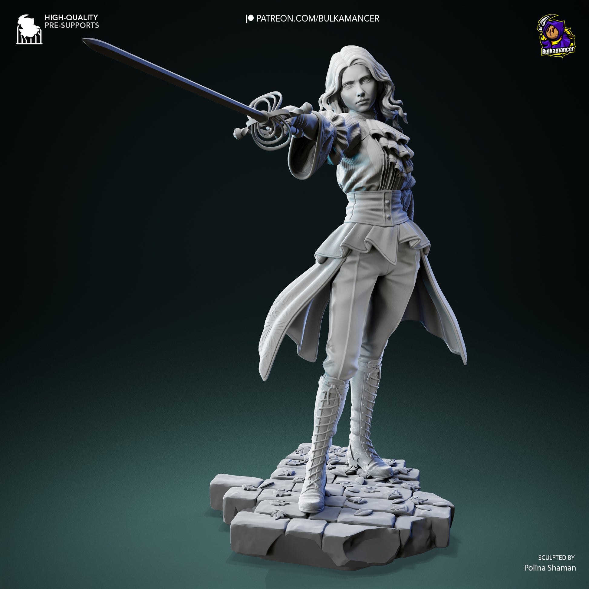 Tomorrow Comes | Resin Garage Kit Figure Game Fan Art | Bulkamancer Sculpts