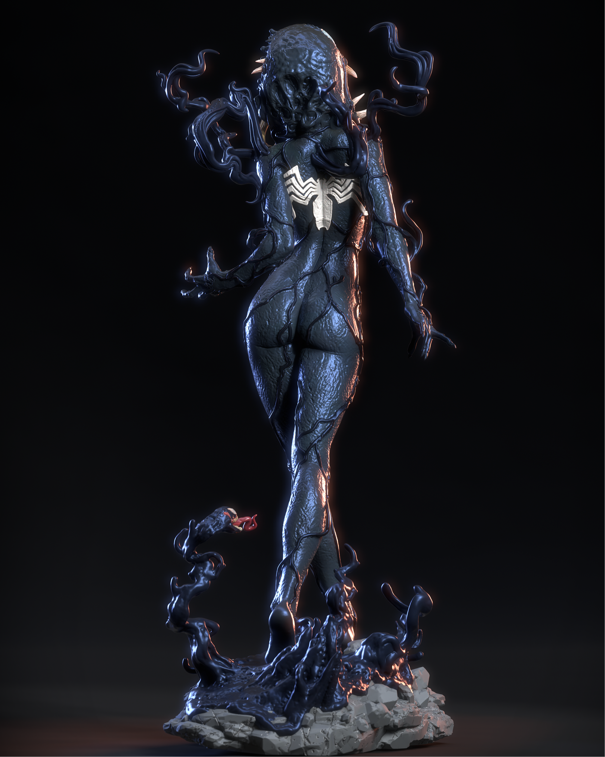 1:12 Venomous Grace | 3D Printed Resin Garage Kit Figure | CA 3D Studios