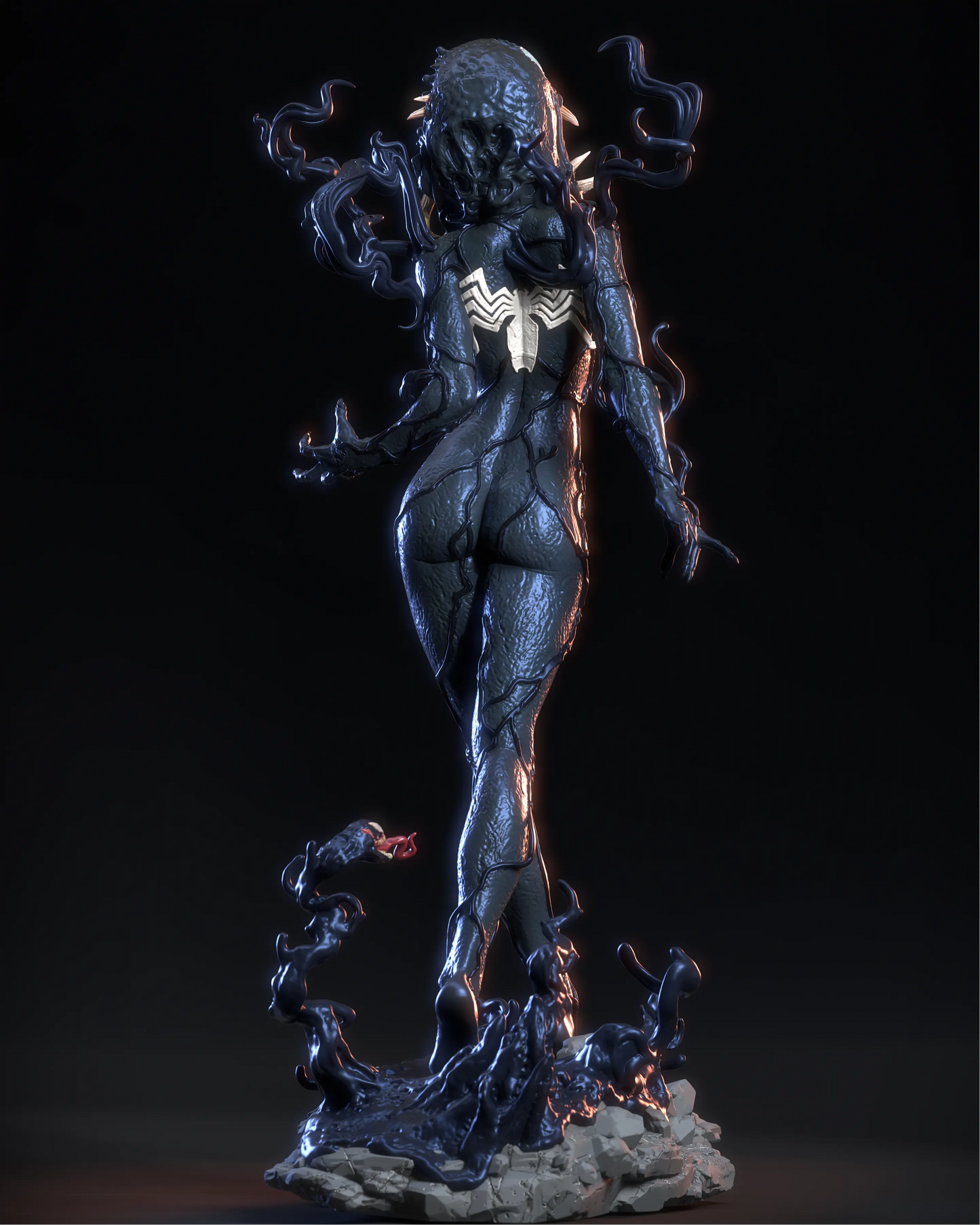 1:12 Venomous Grace | 3D Printed Resin Garage Kit Figure | CA 3D Studios