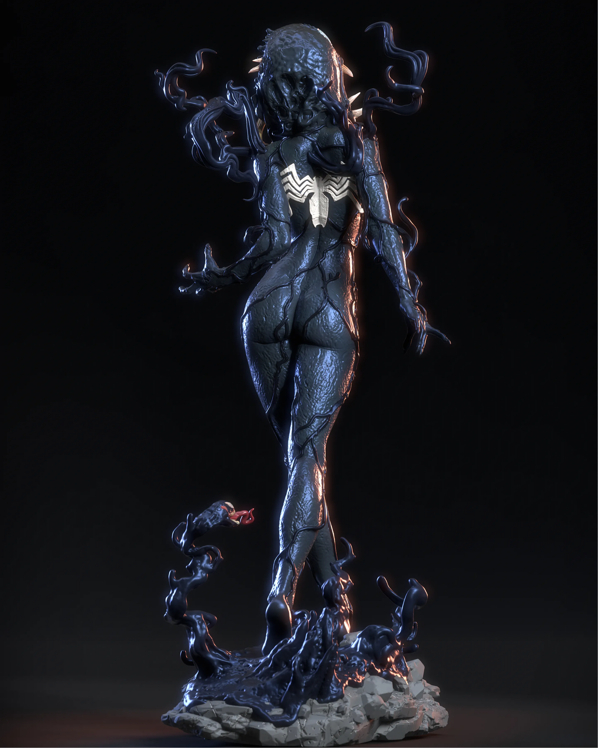 1:12 Venomous Grace | 3D Printed Resin Garage Kit Figure | CA 3D Studios