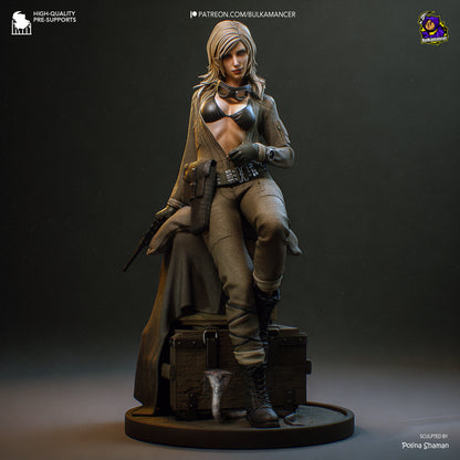 Triple Agent | Resin Garage Kit Figure Game Fan Art | Bulkamancer Sculpts