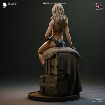 Triple Agent | Resin Garage Kit Figure Game Fan Art | Bulkamancer Sculpts