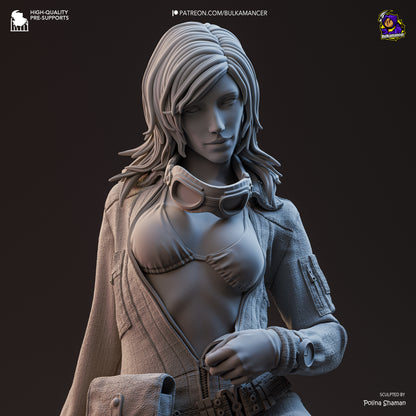 Triple Agent | Resin Garage Kit Figure Game Fan Art | Bulkamancer Sculpts