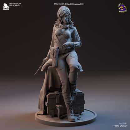 Triple Agent | Resin Garage Kit Figure Game Fan Art | Bulkamancer Sculpts