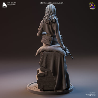 Triple Agent | Resin Garage Kit Figure Game Fan Art | Bulkamancer Sculpts