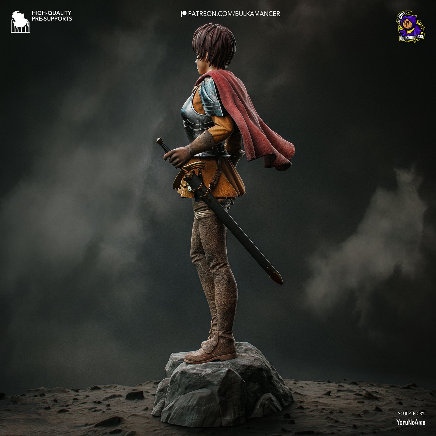 Unit Commander | Resin Garage Kit Figure | Bulkamancer Sculpts - Tattles Told 3D