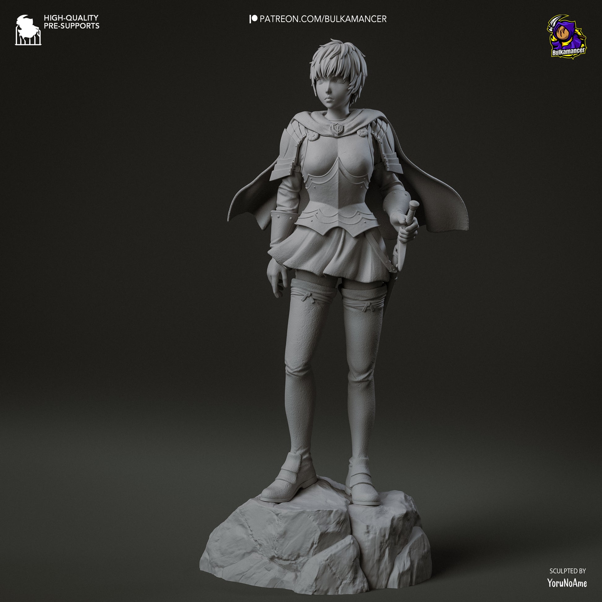 Unit Commander | Resin Garage Kit Figure | Bulkamancer Sculpts - Tattles Told 3D