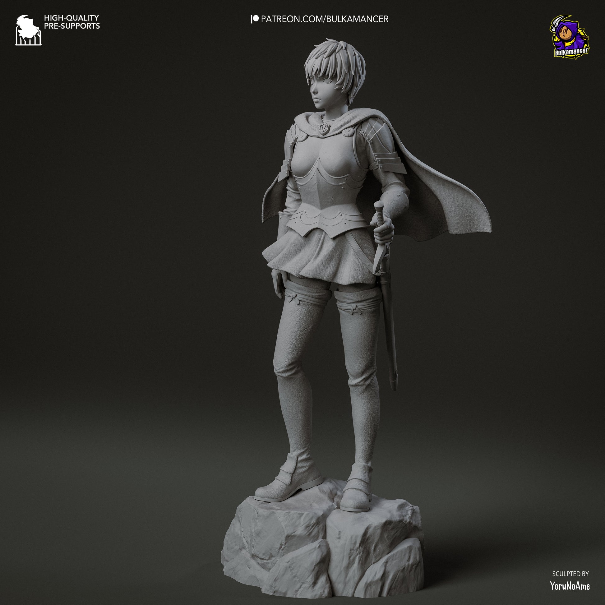 Unit Commander | Resin Garage Kit Figure | Bulkamancer Sculpts - Tattles Told 3D