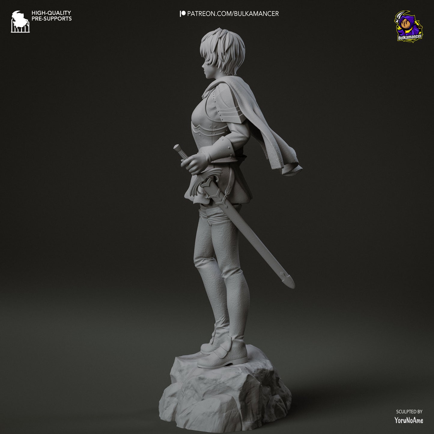 Unit Commander | Resin Garage Kit Figure | Bulkamancer Sculpts - Tattles Told 3D