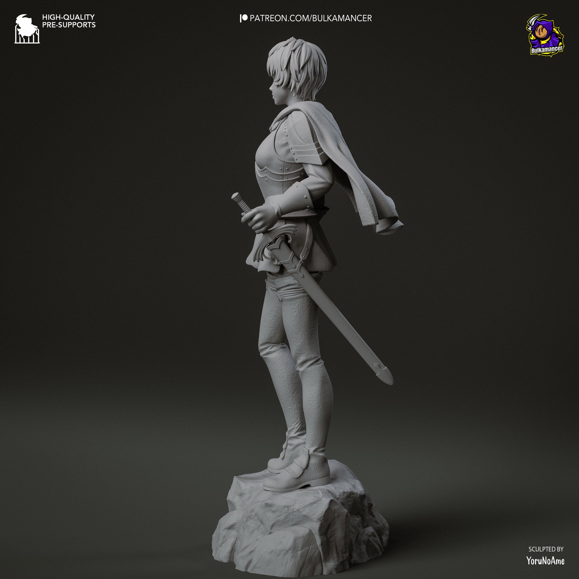 Unit Commander | Resin Garage Kit Figure | Bulkamancer Sculpts - Tattles Told 3D