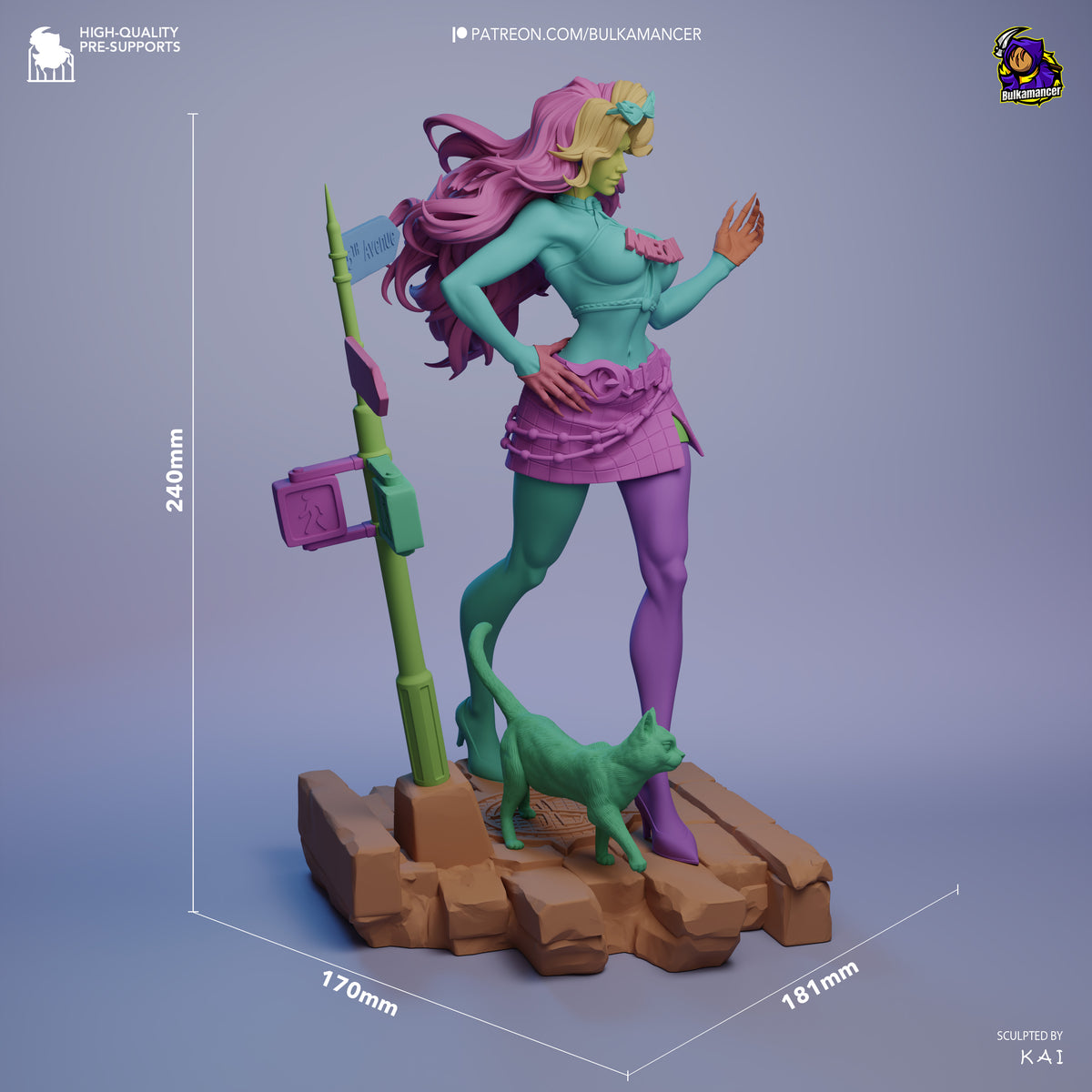 Urban Carnivore | Resin Garage Kit Figure | Bulkamancer Sculpts