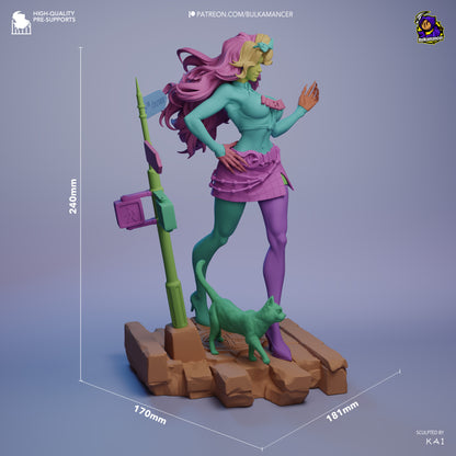 Urban Carnivore | Resin Garage Kit Figure | Bulkamancer Sculpts