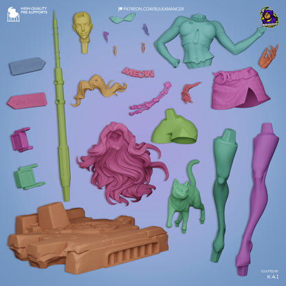 Urban Carnivore | Resin Garage Kit Figure | Bulkamancer Sculpts