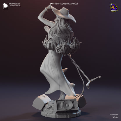 Urban Songstress | Resin Garage Kit Figure Game Fan Art | Bulkamancer Sculpts