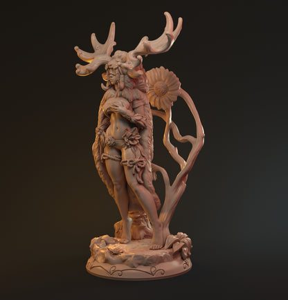 Ursula, Beautiful Druid Woman | Pin Up Display Statue | Hardwitch Games