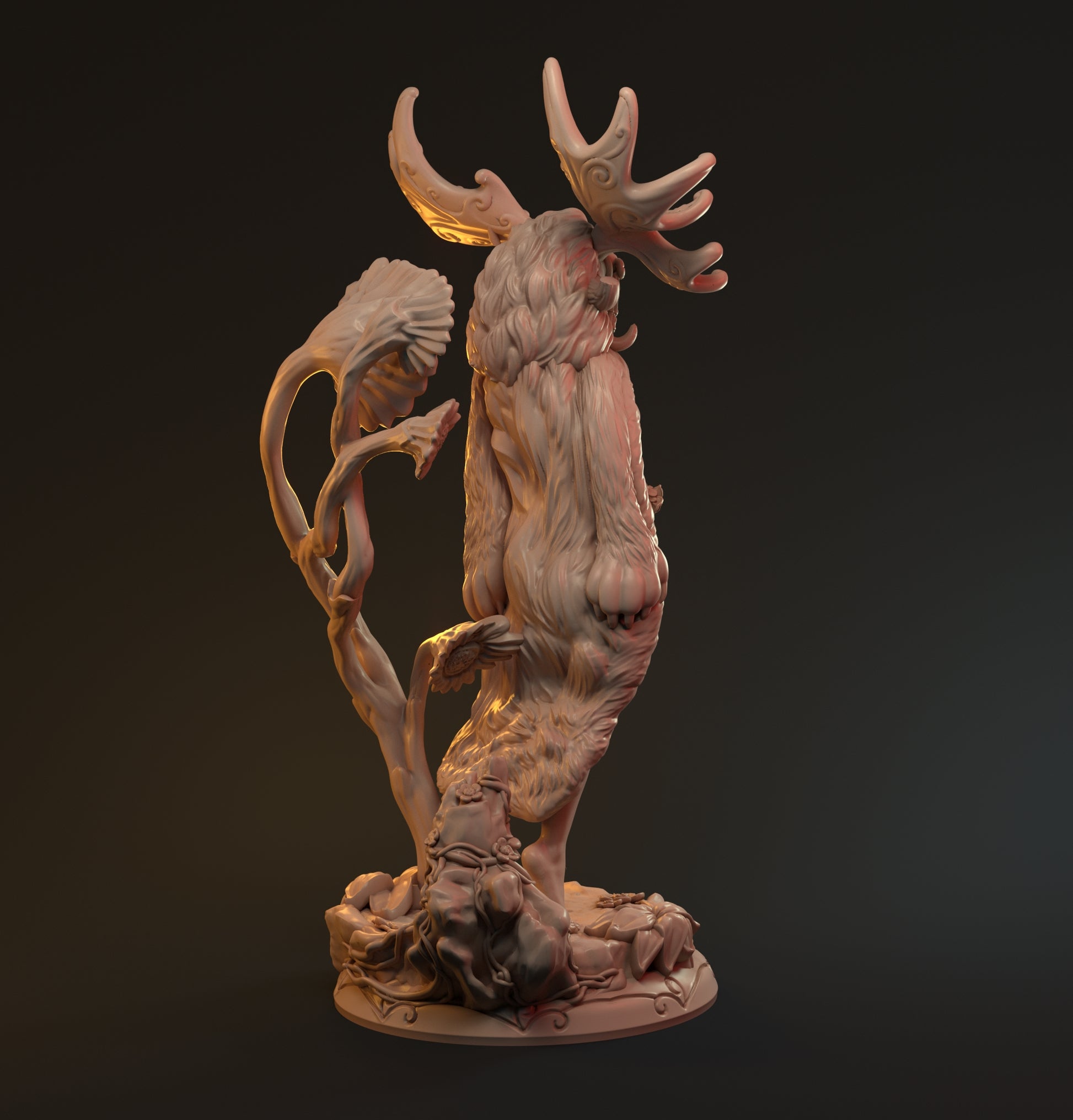 Ursula, Beautiful Druid Woman | Pin Up Display Statue | Hardwitch Games