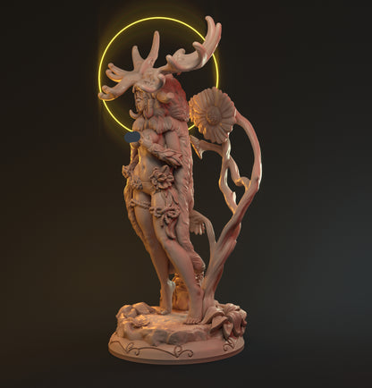 Ursula, Beautiful Druid Woman | Pin Up Display Statue | Hardwitch Games