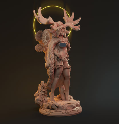 Ursula, Beautiful Druid Woman | Pin Up Display Statue | Hardwitch Games