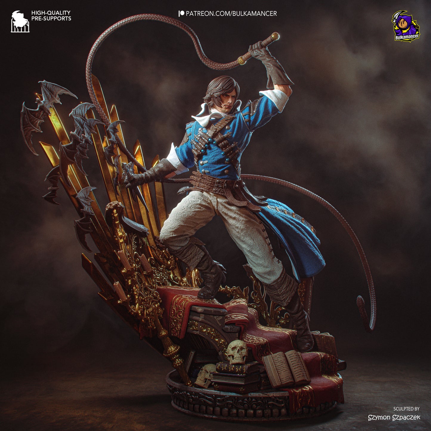 Cazador de vampiros | Figura de resina en kit de garaje | Bulkamancer Sculpts
