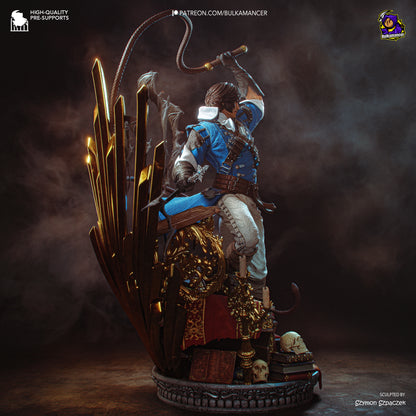 Cazador de vampiros | Figura de resina en kit de garaje | Bulkamancer Sculpts