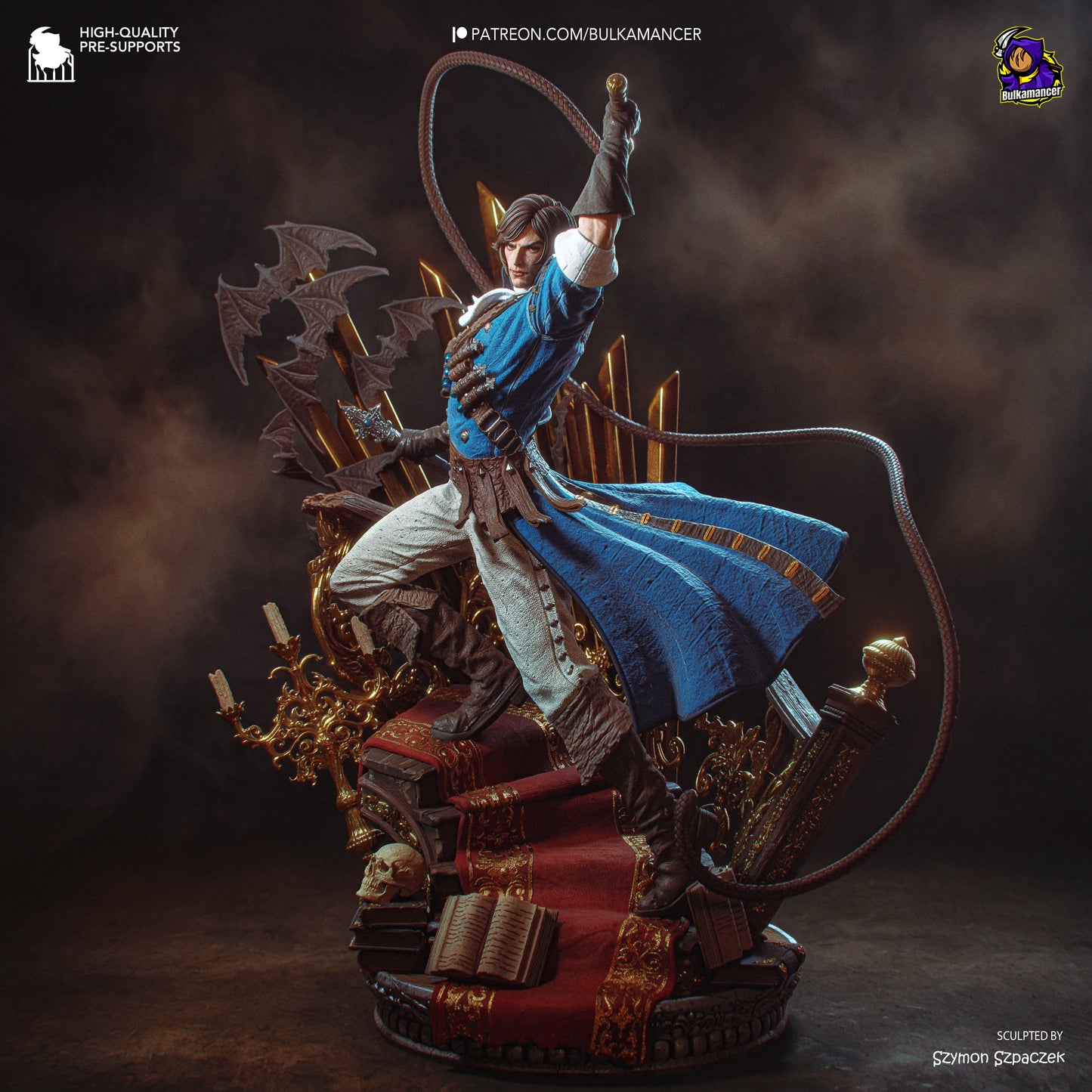 Cazador de vampiros | Figura de resina en kit de garaje | Bulkamancer Sculpts