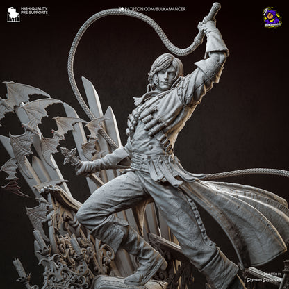 Cazador de vampiros | Figura de resina en kit de garaje | Bulkamancer Sculpts