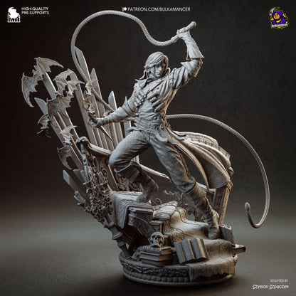 Cazador de vampiros | Figura de resina en kit de garaje | Bulkamancer Sculpts