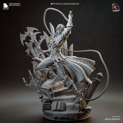 Cazador de vampiros | Figura de resina en kit de garaje | Bulkamancer Sculpts