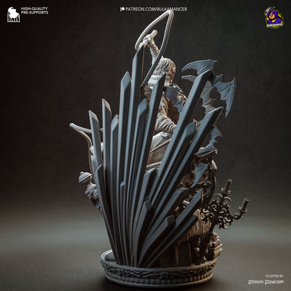Cazador de vampiros | Figura de resina en kit de garaje | Bulkamancer Sculpts