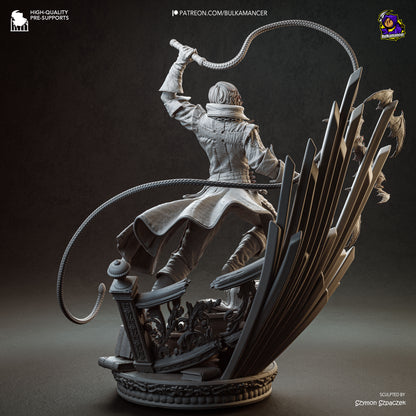 Cazador de vampiros | Figura de resina en kit de garaje | Bulkamancer Sculpts