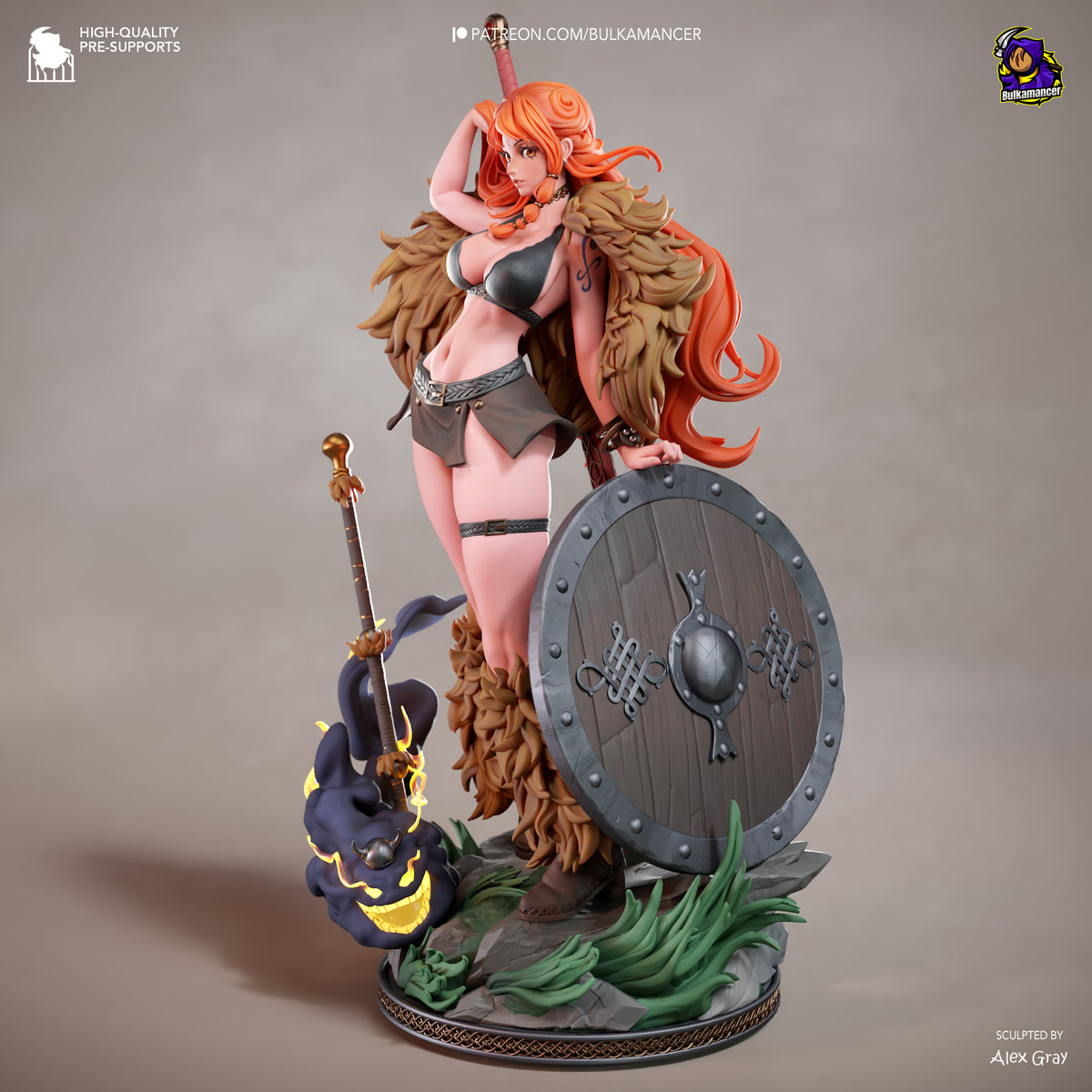 Viking Booty | Resin Garage Kit Figure | Bulkamancer Sculpts