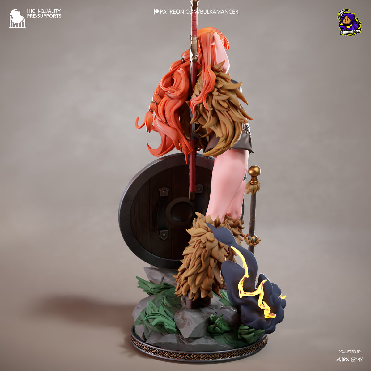 Viking Booty | Resin Garage Kit Figure | Bulkamancer Sculpts