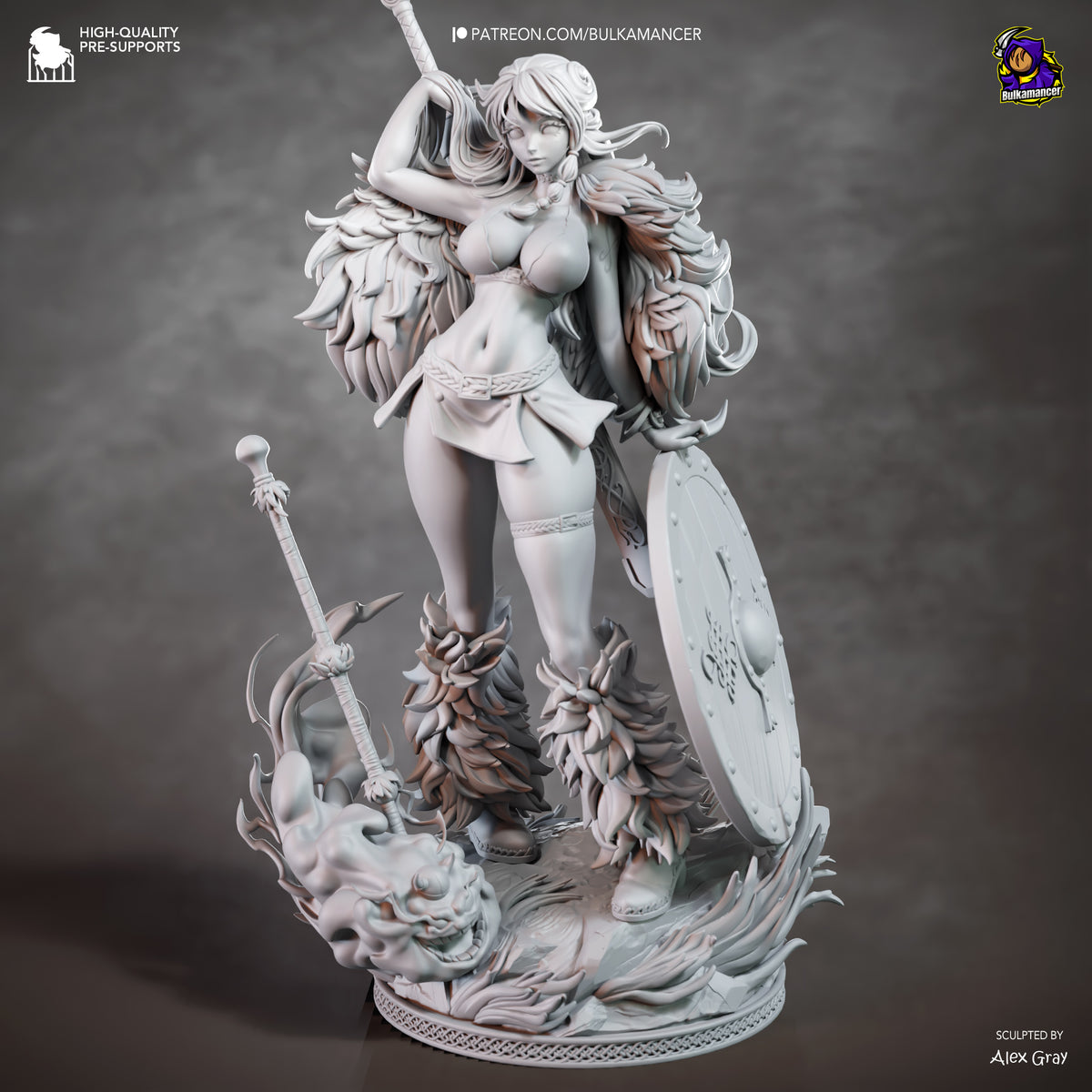 Viking Booty | Resin Garage Kit Figure | Bulkamancer Sculpts
