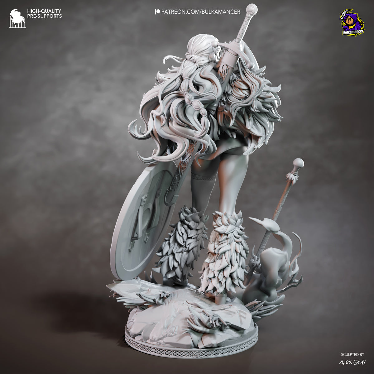 Viking Booty | Resin Garage Kit Figure | Bulkamancer Sculpts