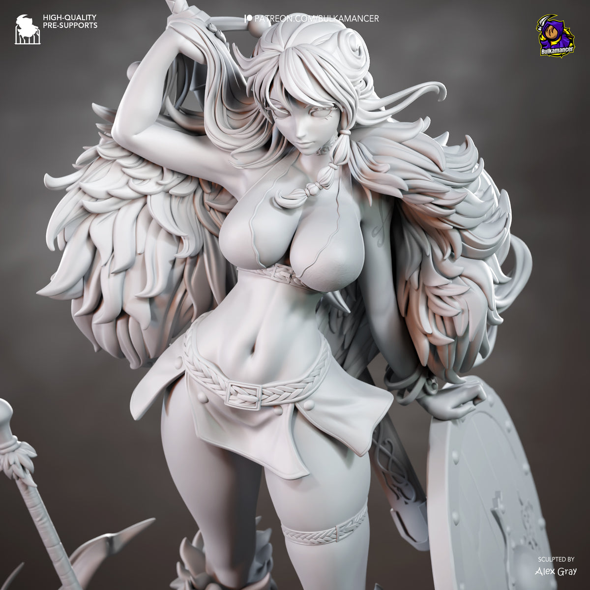 Viking Booty | Resin Garage Kit Figure | Bulkamancer Sculpts
