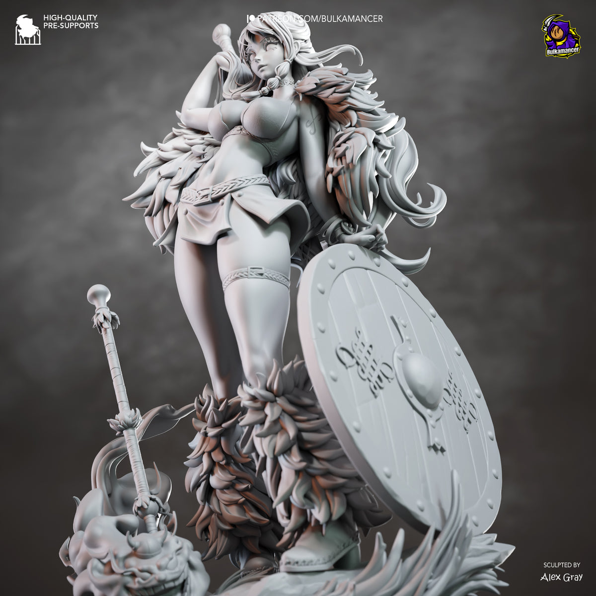 Viking Booty | Resin Garage Kit Figure | Bulkamancer Sculpts