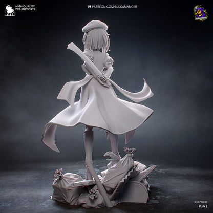 Ingeniero de escuadrón aerotransportado | Figura de kit de resina para garaje | Bulkamancer Sculpts